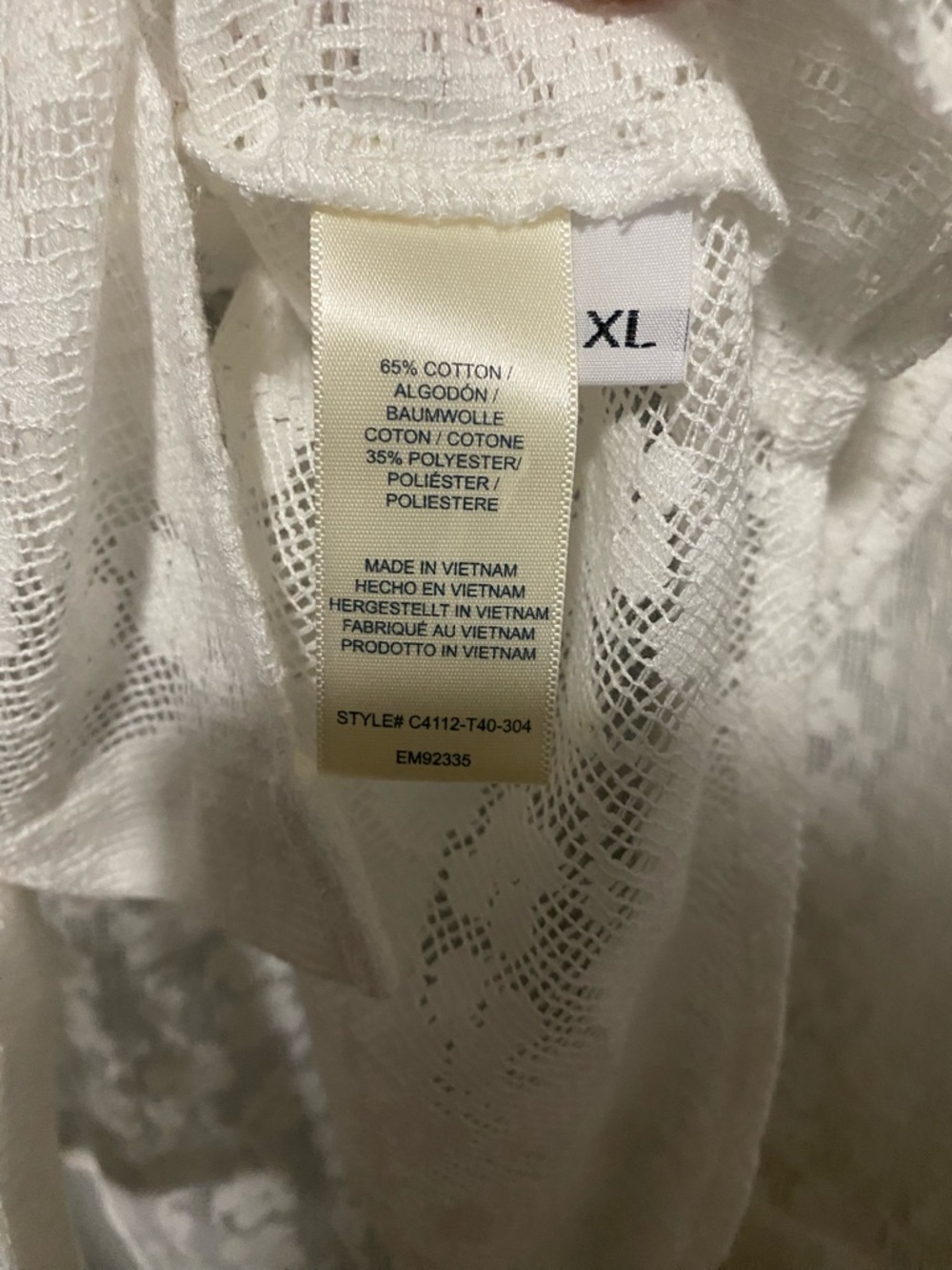 Cloth & Stone White Button Down Long Sleeve XL Coastal Minimalist Feminine Top - Picture 6 of 9